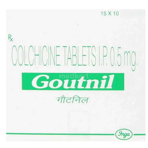 goutnil 0.5mg tablet 10's